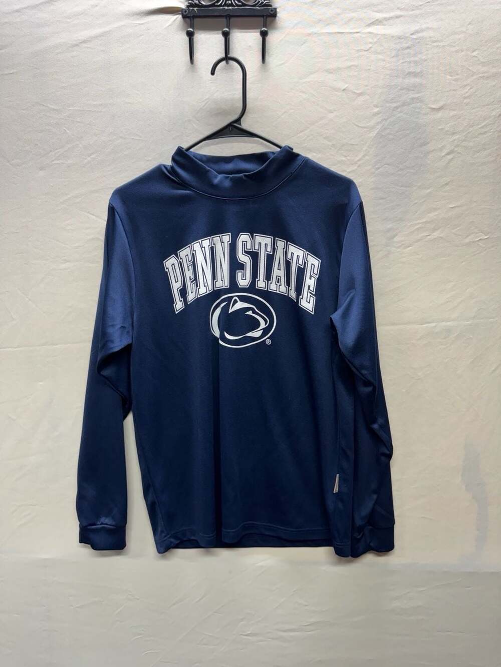 Colorado Timberline Penn State Mock Neck Size SM Blue Long Sleeve